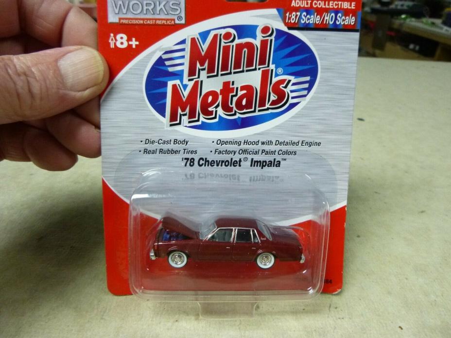 HO SCALE VEHICLE-78 CHEVROLET IMPALA  CAR- CLASSIC METAL WORKS-30184