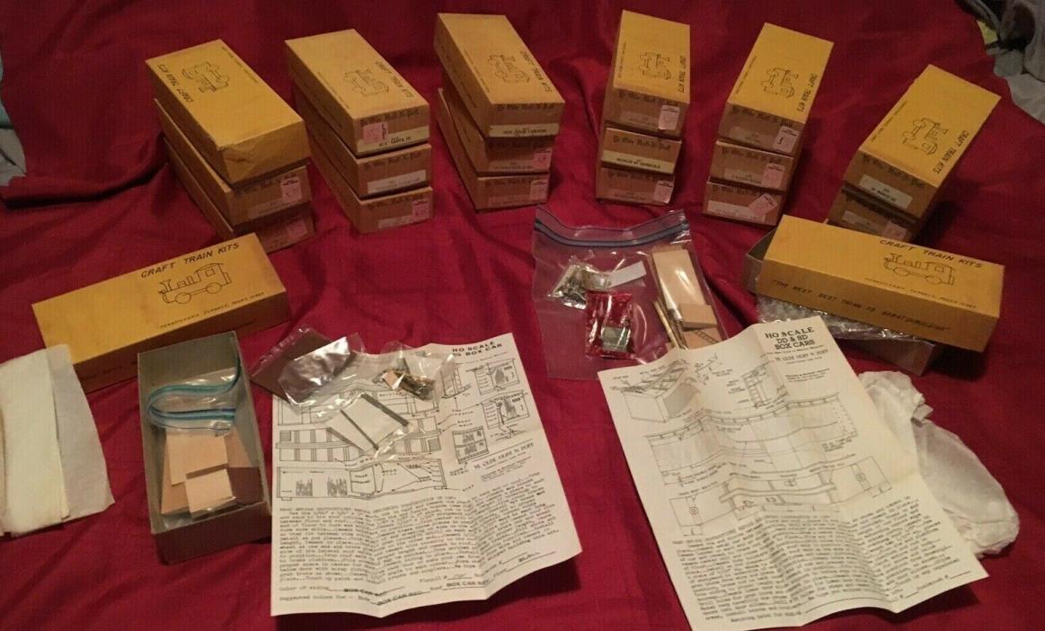 20 HO Scale Ye Olde Huff-N-Puff Craft Train Kits Complete Unbuilt  #3