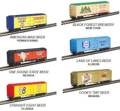 Model Power MDPU8106 98706 41' Reefer Beer Can Cars 6-Pack HO, 037135987067