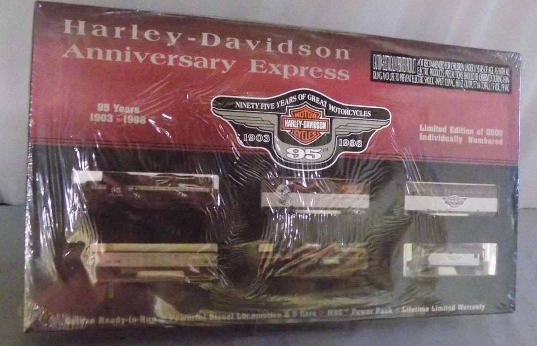 NEW SEALED Harley Davidson 95th Anniversary Express Trainline Walthers HO Train