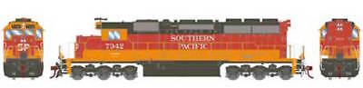 Athearn RTR 86818 Southern Pacific (Daylight Red/Orange) SD40 #7342 DCC/Sound HO