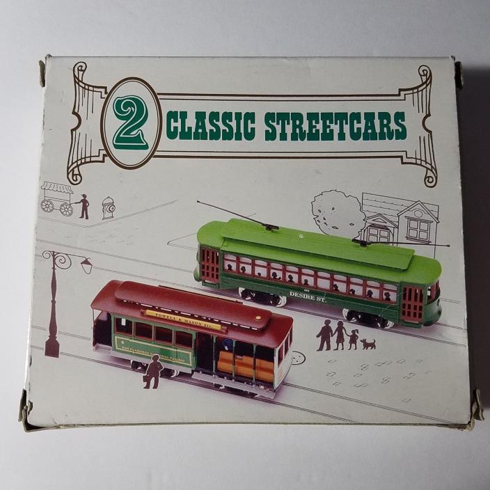 2 classic streetcars Desire Street and Powell & Mason San Francisco