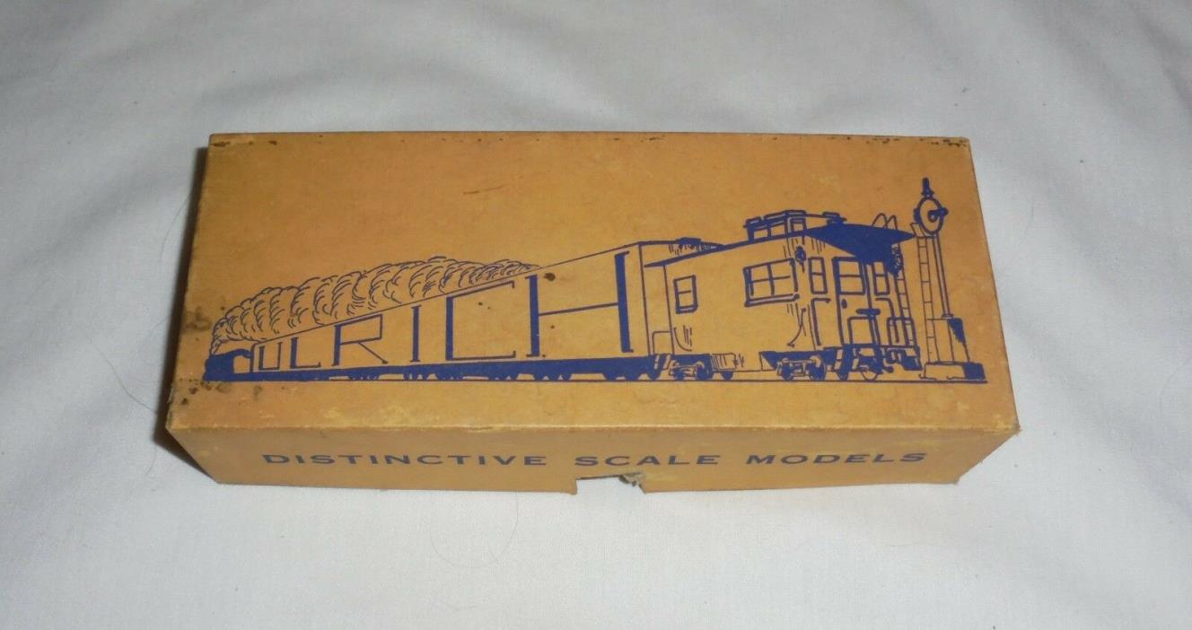 VINTAGE ULRICH DISTINCTIVE SCALE MODELS TRAIN BOX CAR BOX