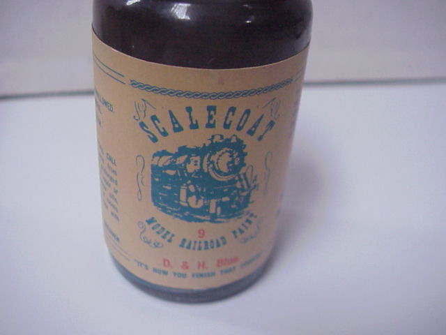 SCALECOAT PAINT  2 oz. BOTTLE #9 Delaware and Hudson Blue  new old store stock
