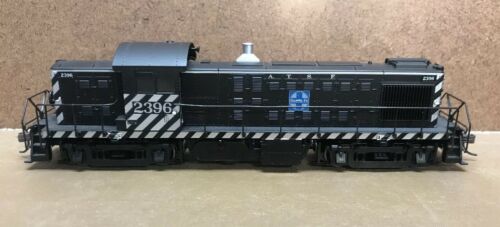 Atlas HO ATSF Alco RS-1 #2396 Kato Drive Black/Silver Zebra Stripes