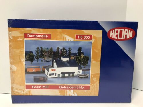NOS Heljan 805 HO Scale Grain Mill Kit Factory Sealed