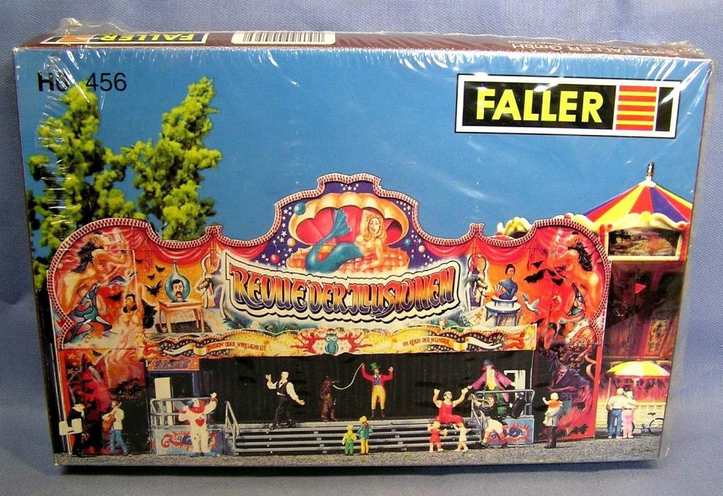 Faller Model Kit 456 HO scale Midway Carnival Fair Showmans Booth Illusions Show