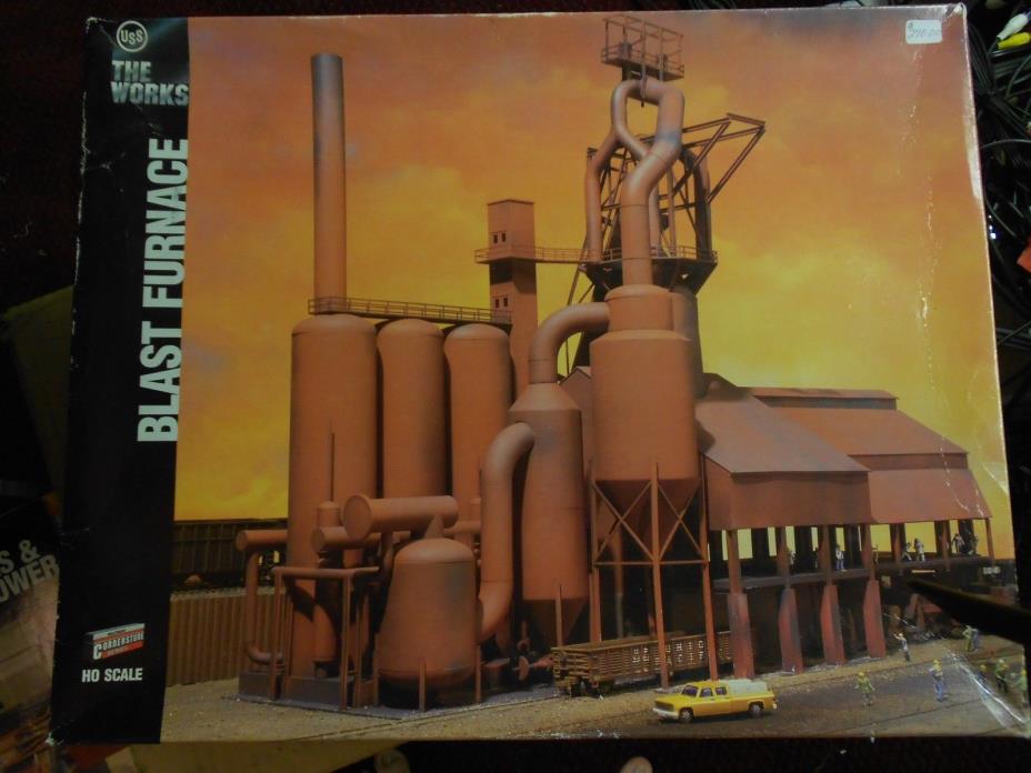 WALTHERS HO SCALE BLAST FURNACE...COKE OVEN...ELECTRIC FURNACE...ROLLING MILL