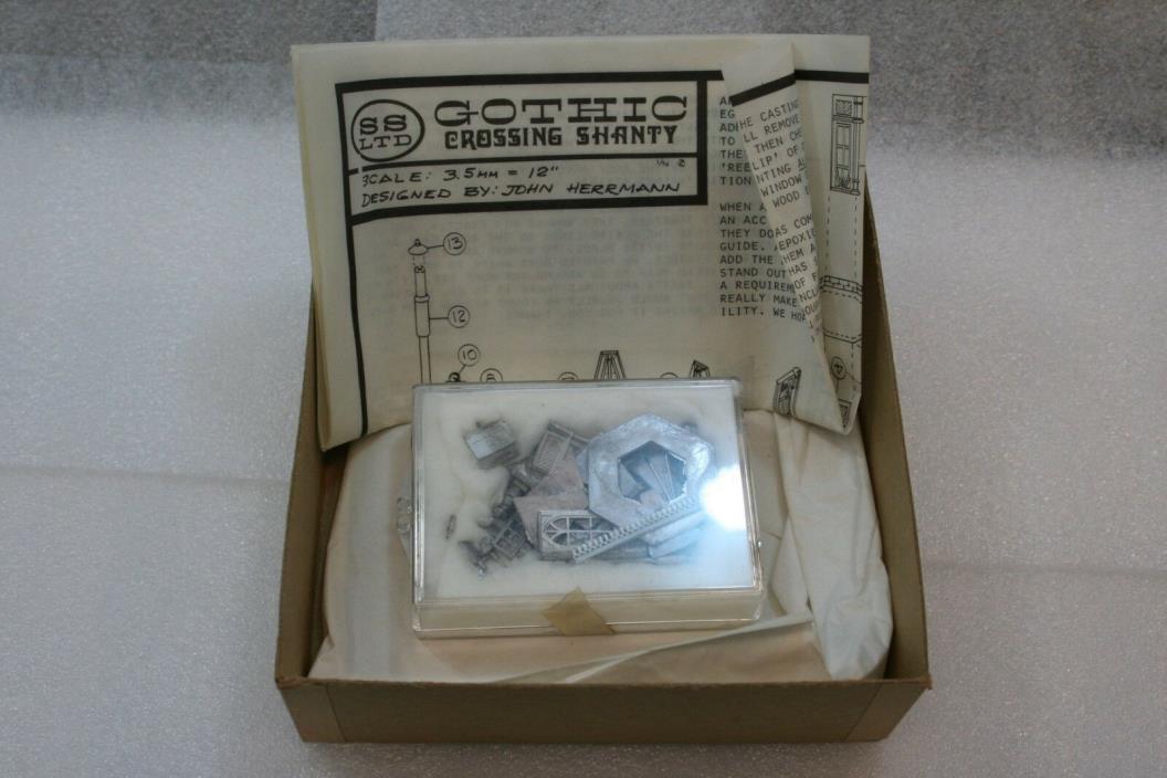 S.S.Ltd.   Gothic 6-Sided Crossing Shanty - Building Kit  H.O.Scale 1/87--NEW