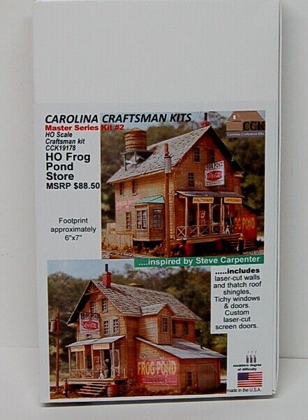 HO Craftsman KIT CCK Frog Pond Store - NEW RELEASE!!! FREE SHIPPING