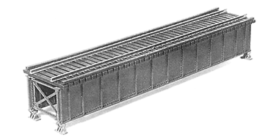 Micro Engineering 75501 - Deck Girder Bridge Kit, 50ft Open - HO Scale