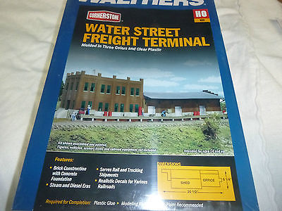 #T  HO WALTHERS -WATER STREET FREIGHT TERMINAL  BUILDING KIT