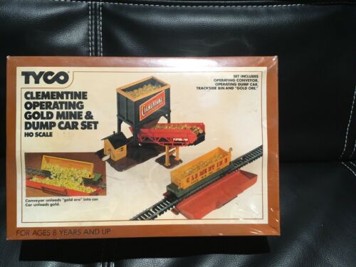 Tyco Clementine Operating Gold Mine & Dump Car Set #936 HO Scale New In The Box