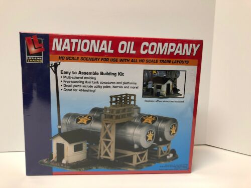 Sealed Life Like National Oil Company Kit HO Scale #433-1331 Walthers