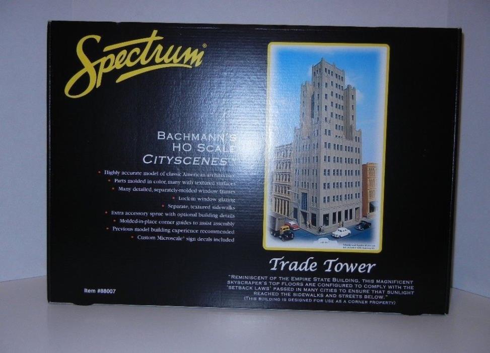 NEW-Bachmann Spectrum 88007 HO Scale Trade Tower Building Kit