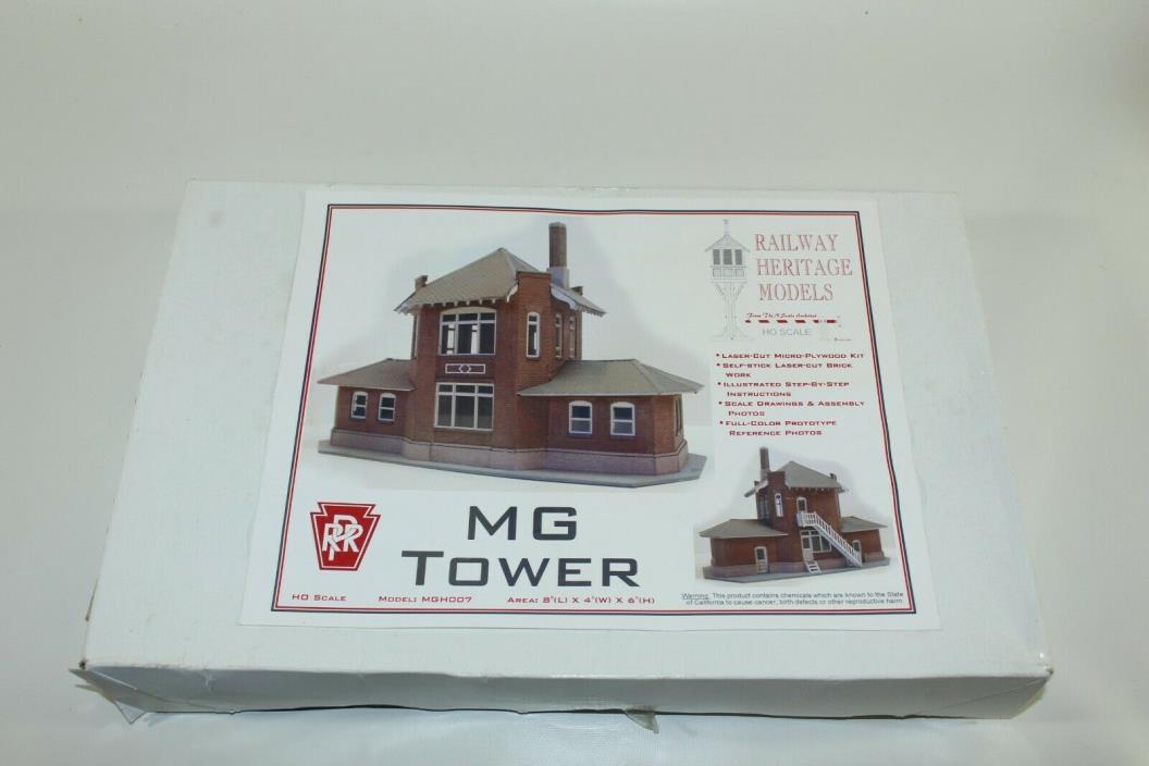 PRR Railway Heritage Models HO Scale MG Tower Model Kit - New in Box