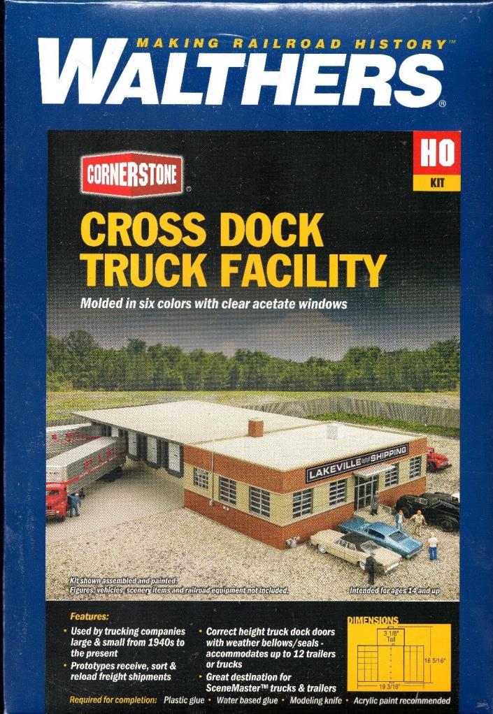 Walthers Cornerstone 933-4131 Cross Dock Truck Facility Kit