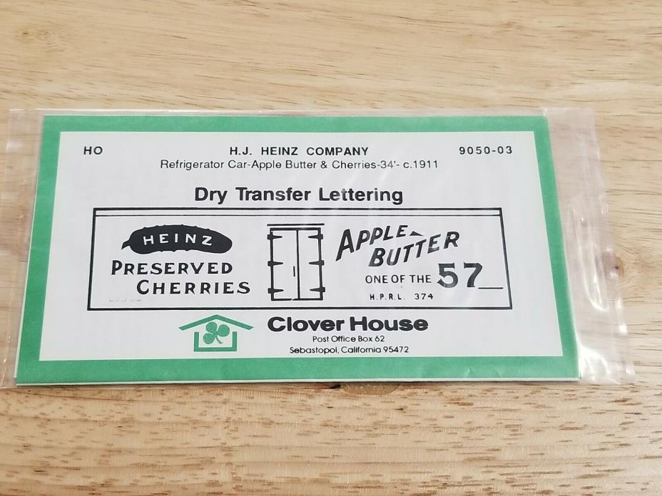 Clover House HJ Heinz Company Preserved Cherries Dry Transfer 9050-03