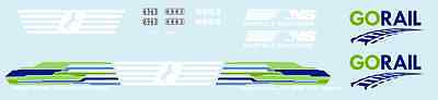 Norfolk Southern GO Rail Unit 6963 SD60E Decals HO Scale NS Custom