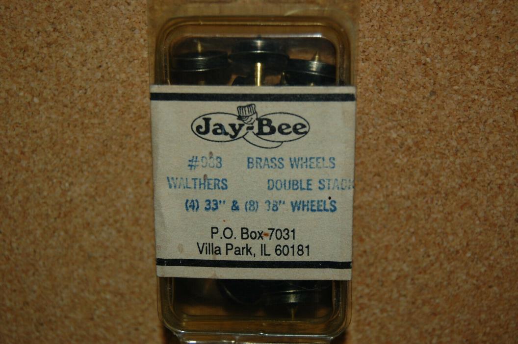 Jay Bee #983 Brass Wheels, Walthers Double Stack 4 33