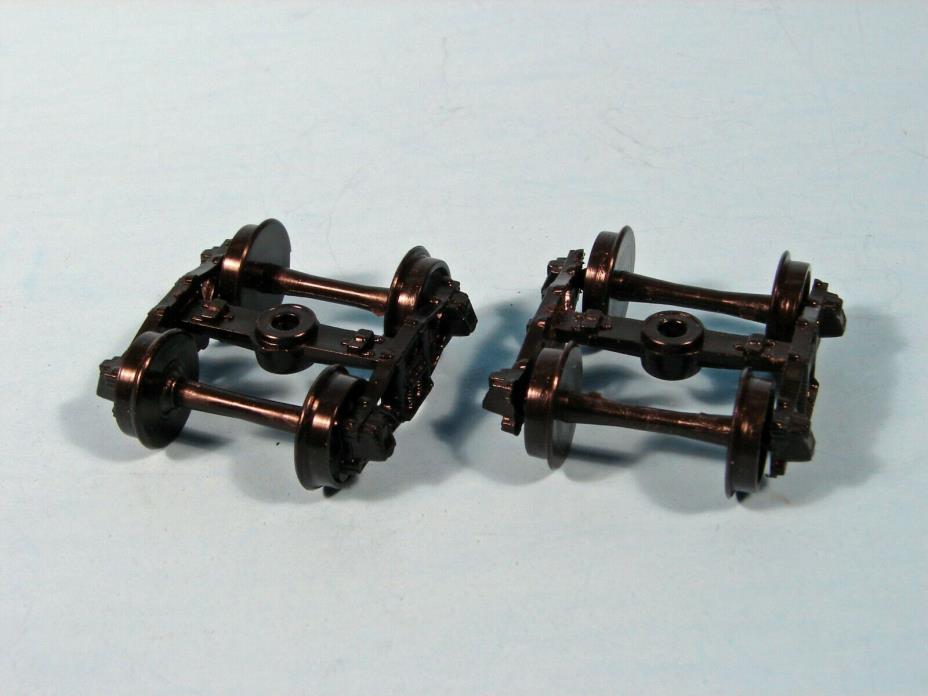 Roundhouse MDC HO Plastic Archbar Trucks with Accurail plastic wheels and axle