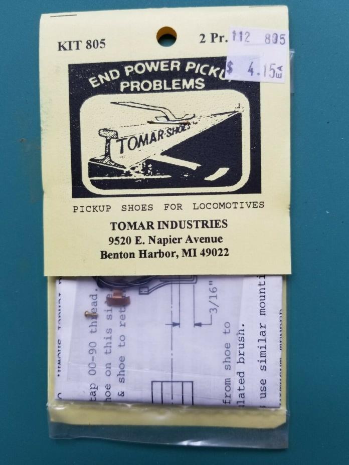 Pickup Shoes for Locomotives - Tomar Industries #805 - HO Scale