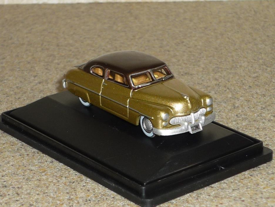 Re-Release Oxford Die-cast 1949 Mercury Coupe Tan/Brown 1/87 HO Scale NEW in BOX