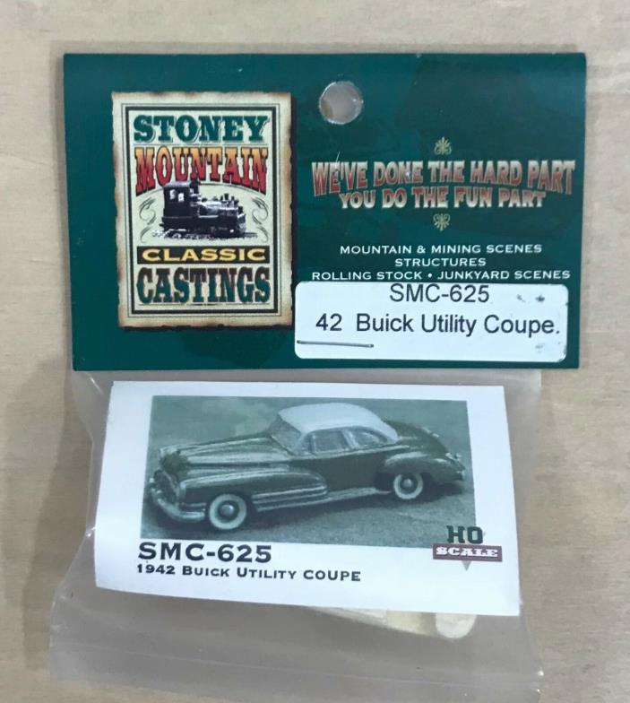 HO Scale Stoney Mountain Classic Castings - 1942 Buick Utility Coupe