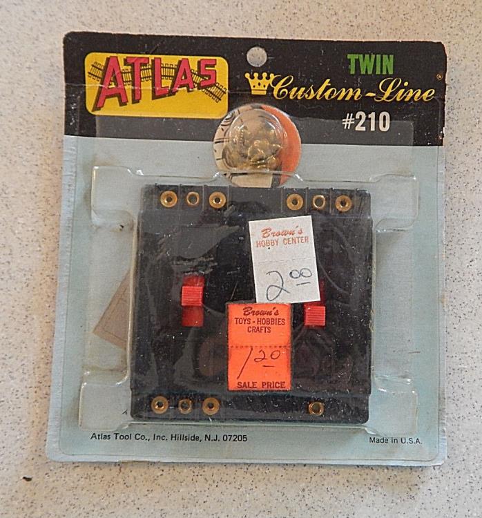 Vintage HO Scale Railroad Accessories Atlas Twin Custom Line #210 Switches