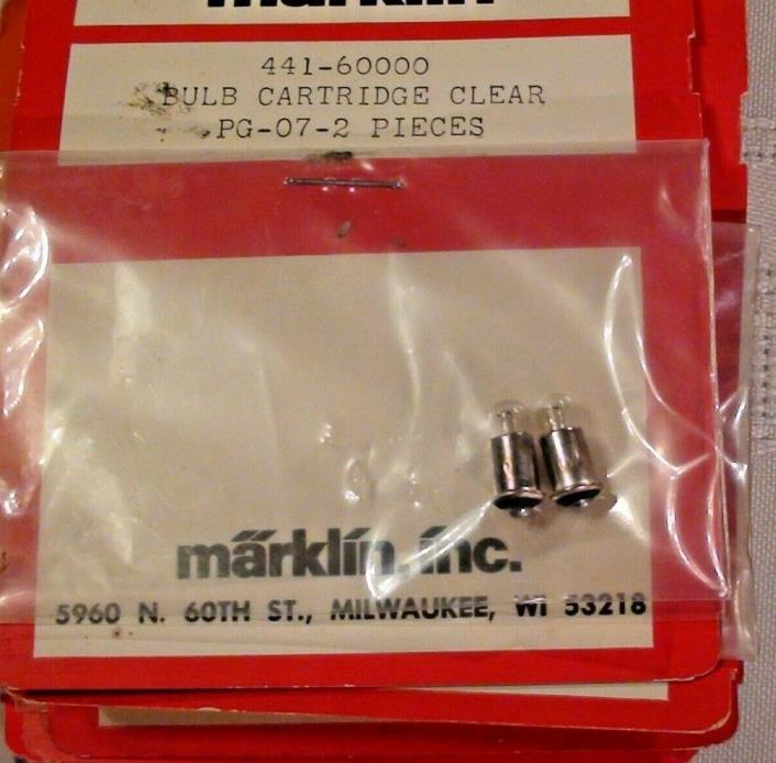 13 packages of Marklin #441-60000 PG-07 clear bulb cartridge new old stock
