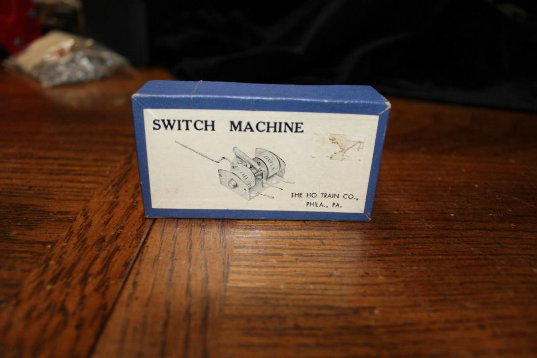HO Train Switch Machine, Japan, The HO Train Co., Phila, Pa. (416)