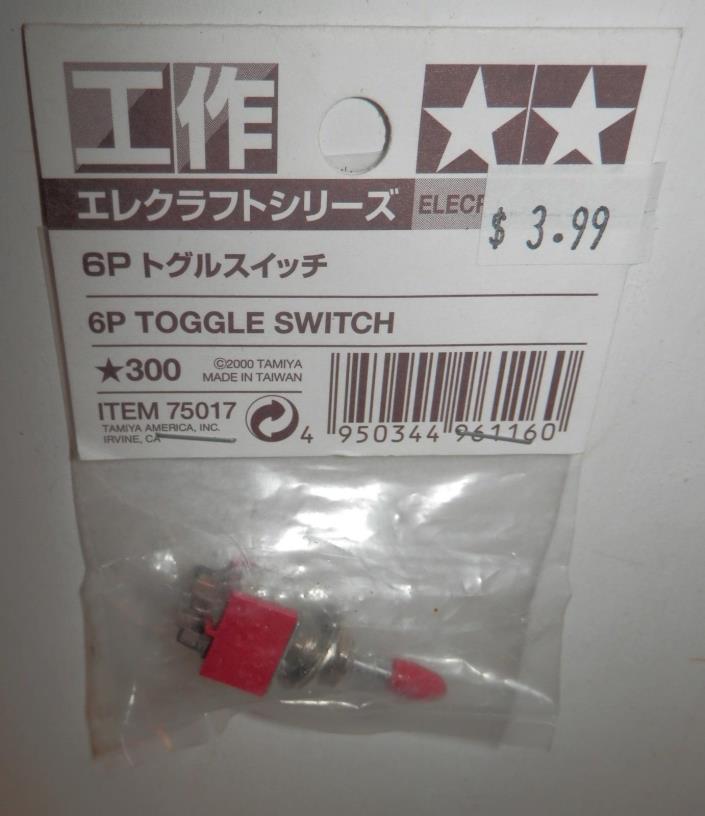 Tamiya 6P Toggle Switch #75017 NIP