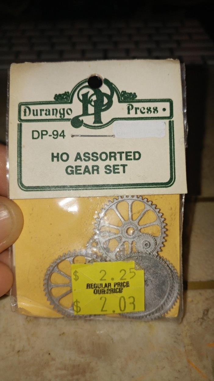 HO/HOn3 Scale Durango Press 'Assorted Gear Set' Kit #DP-94 Railroad Model Part