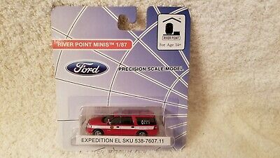 Ford Expedition EL Incident Command River Point Minis 538-7607.11 HO Scale Model
