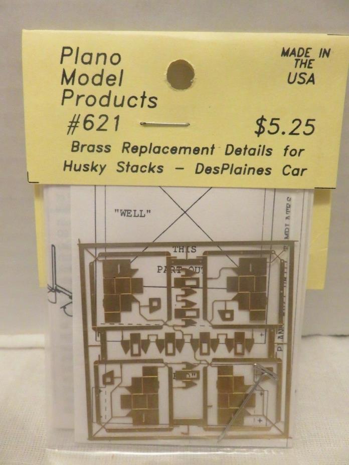 Plano Model Products #621 Brass Replacement Details Husky Stack S Scale Car Part