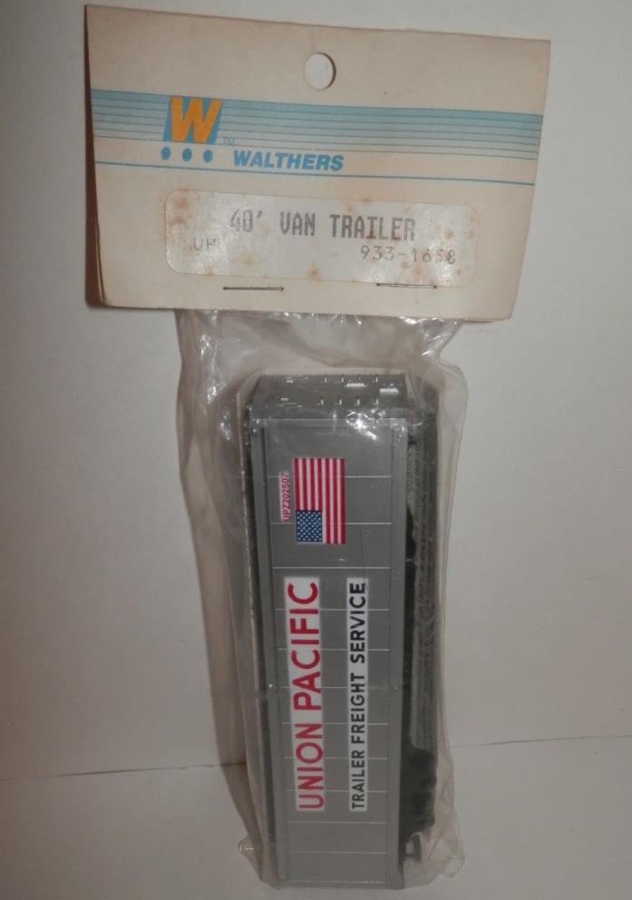 Walthers HO Scale 40' Union Pacific Van Trailer Kit #933-1658 NOS