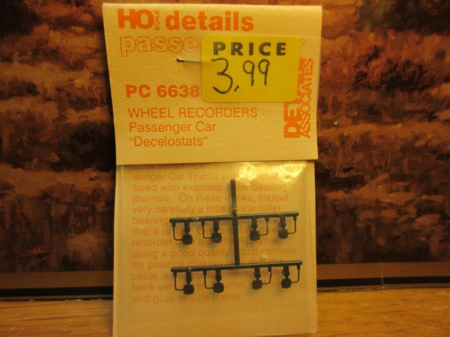 HO SCALE DETAIL'S - PASSENGER CAR WHEEL RECORDER'S # PC6638 
