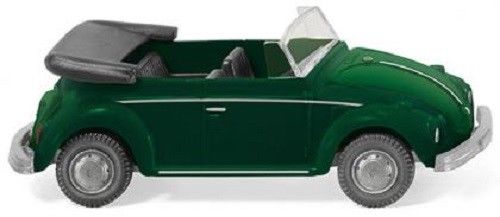HO Wiking 1964-1974 Green VW Volkswagen Beetle Convertible MODEL CAR 80208