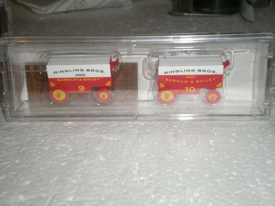 Micro-Trains N scale  Ringling Bros. and Barnum & Bailey Wagons 2-pk, NIB