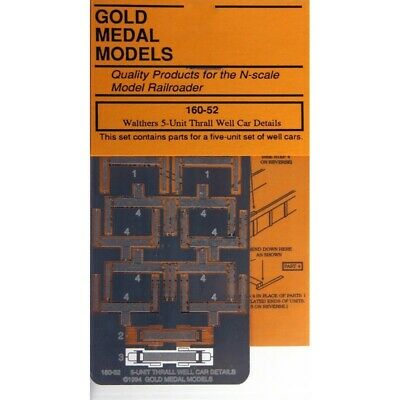 GMM 160-52 - Detailing Set for Walthers 5-Unit Thrall Well Car (parts for fiv...