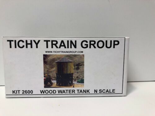 New Tichy Train Group Wood Water Tank N Scale Kit 2600