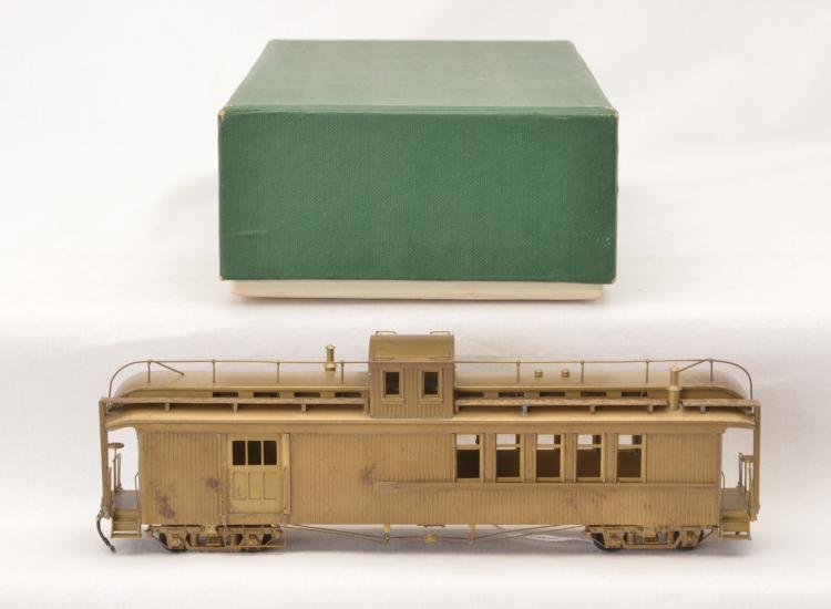 Pacific Fast Mail Made in Korea Sn3 Scale Brass D&RGW Pagosa Junction Car