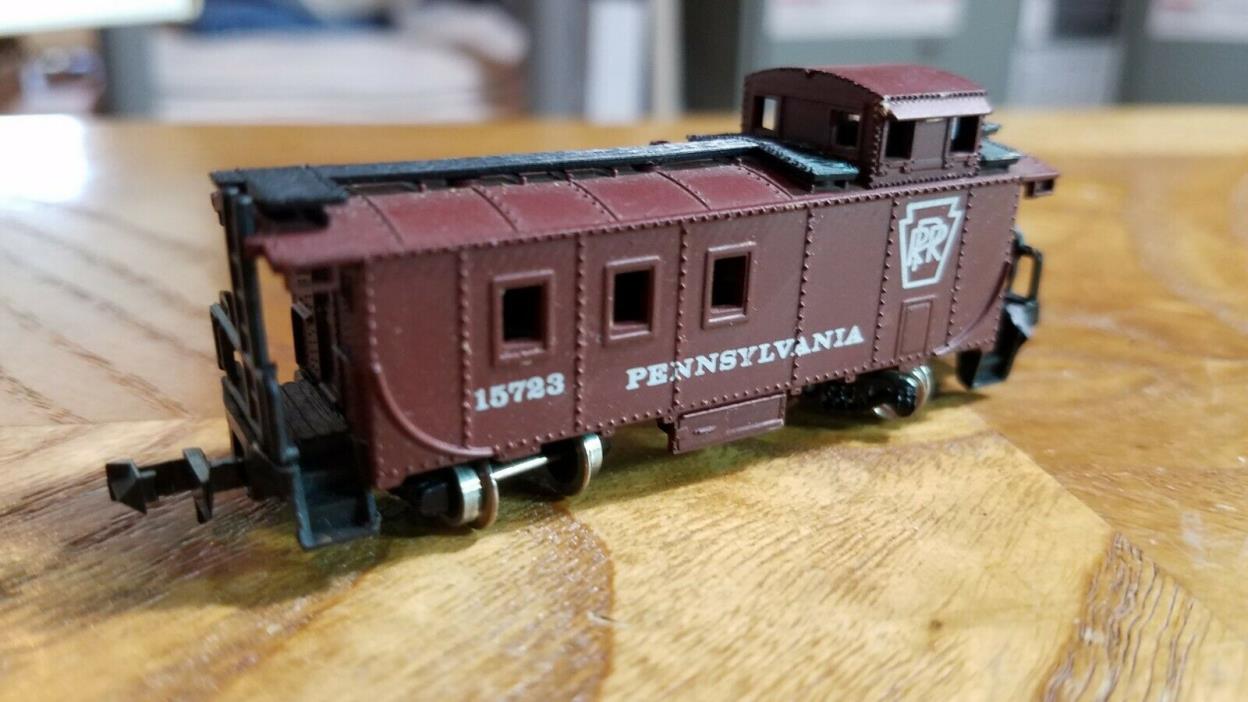 K7 N Scale Train 15723 PENNSYLVANIA CABOOSE PRR Brown and White