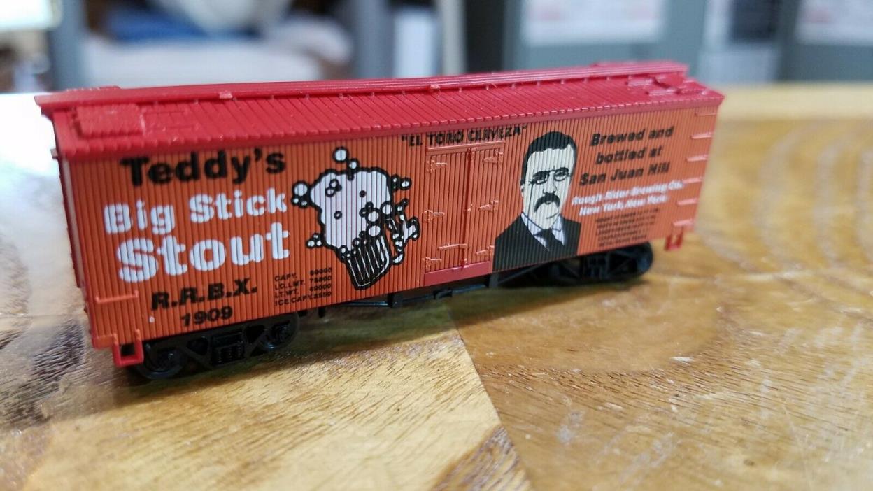 K7 N Scale Train TEDDY'S Big Stick Stout Beer Car RRBX 1909 RARE ONE