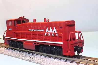 N-Scale Custom Painted VERMONT RAILWAY SWITCHER # 501