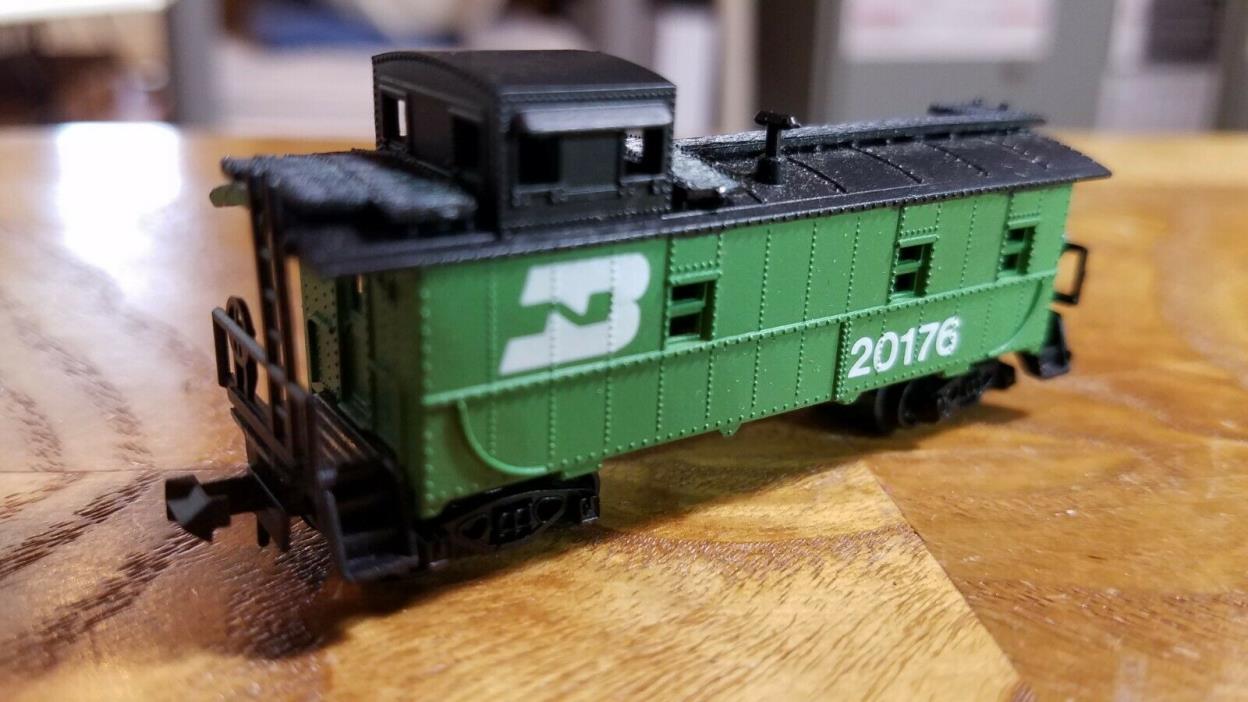 K7 N Scale Train Burlington Northern Green Caboose BN 20176 classic