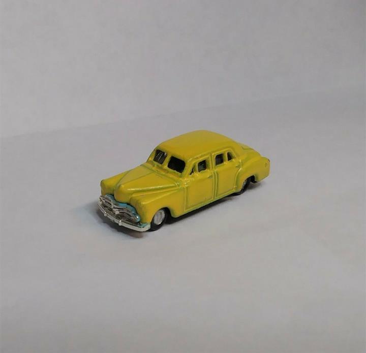 Classic Metal Works Mini Metals Yellow 1950 Dodge Meadowbrook Sedan