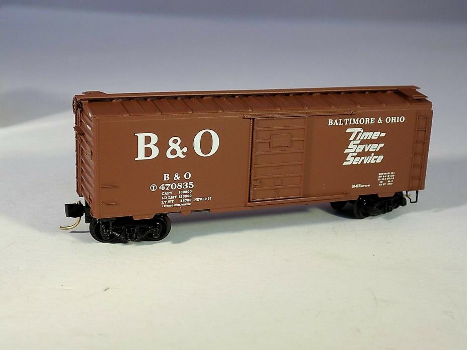 N Scale 20346/3 Micro Trains MTL Baltimore & Ohio 40' Box Car NIB