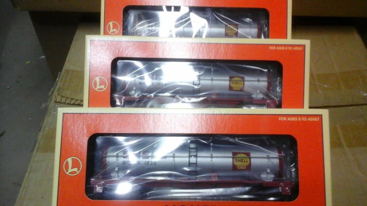 LIONEL SHELL TANK CARS FROM QVC SET