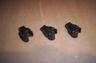 LIONEL PARTS, 480-31  , SET OF 3 COUPLER HEADS FOR MOST POST WAR ROLLING STOCK